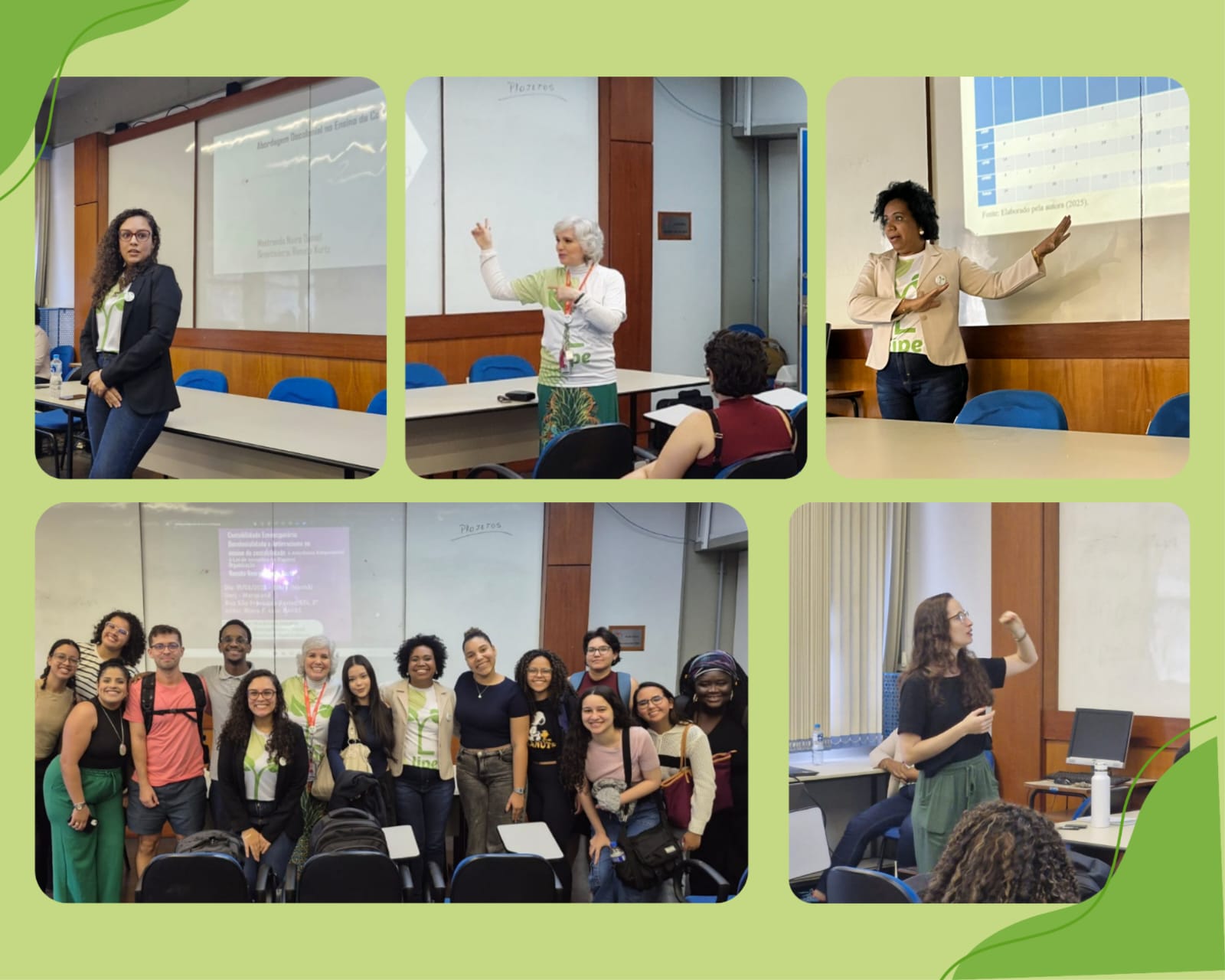 Registros da palestra do LIPE na Semana FAF: momentos de diálogo, aprendizado e troca sobre educação