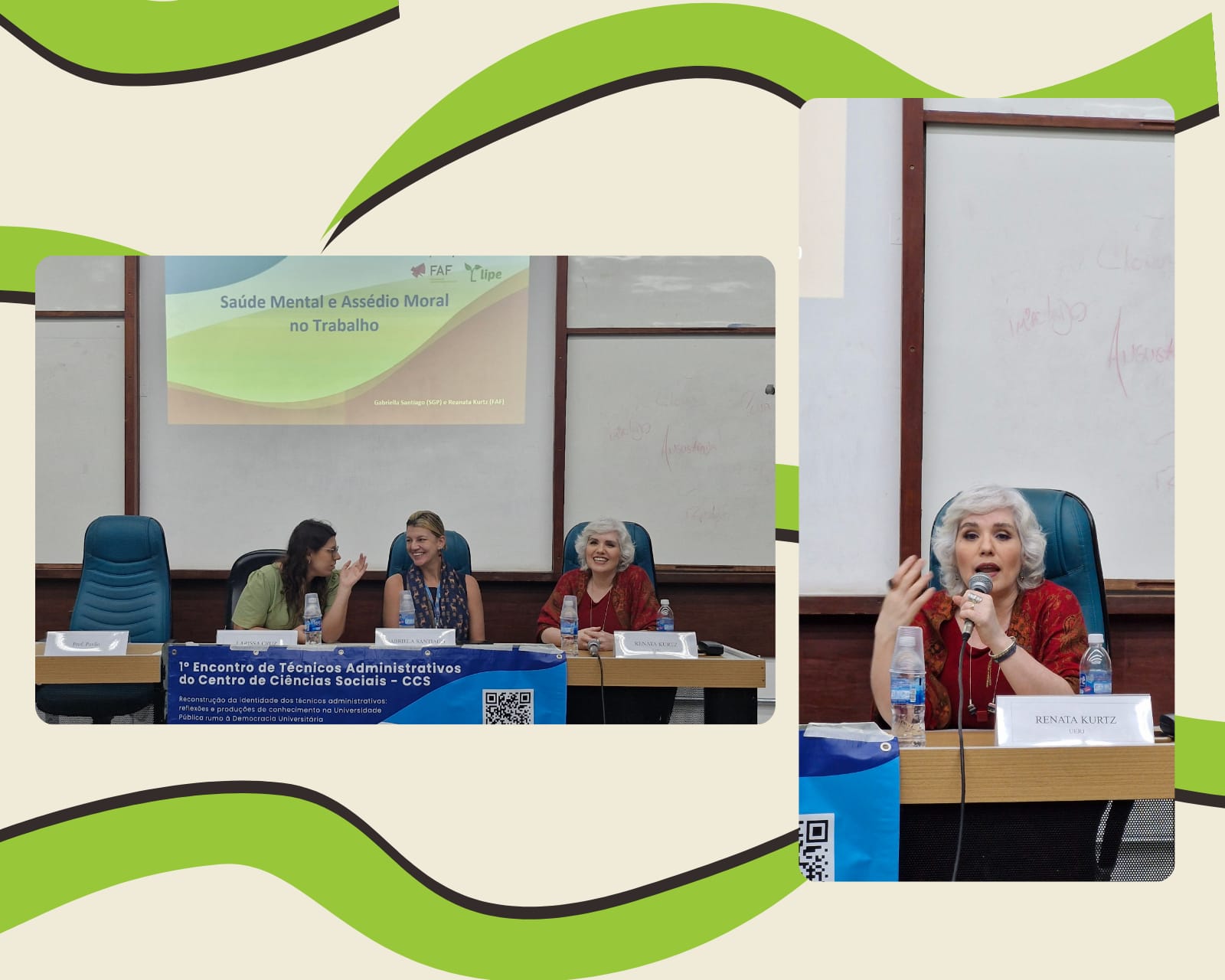 Palestra “Saúde Mental e Assédio Moral no Trabalho” no 1º Encontro de Técnicos Administrativos do CCS/UERJ